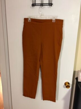 LM collection for Macys Rust/spice curvy fit pants